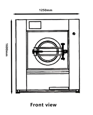 20KG Washing Machine with Electric or Steam Heating for Industrial Commercial Hotel Laundry Room