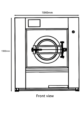 Industrial Heavy-duty 70 kg Washing Machine for Laundries