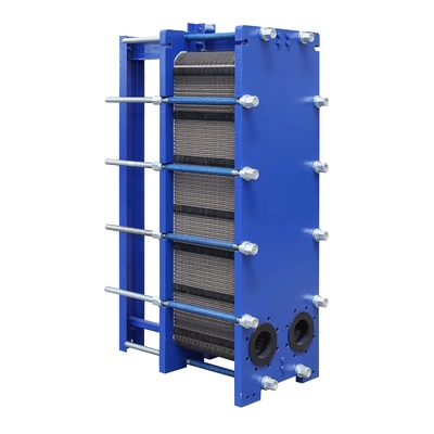 High Efficiency Aquarium Titanium Plate Heat Exchanr Easy Operation Gasket Plate Heat Copper Factory Wholesale New Used