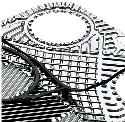 M10 Removable Titanium Alloy Plate Heat Exchanr Corrosion-Resistant High-Pressure Resistant Chemical Aluminium