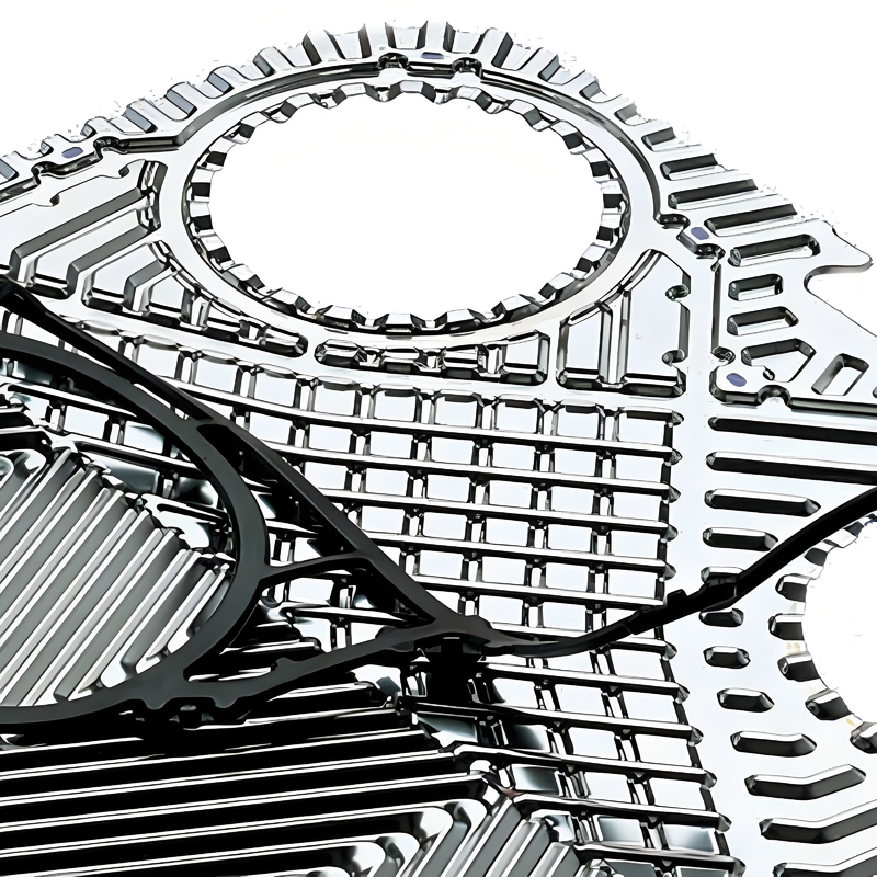 Detachable Plate Heat Exchanger Gasket Ethylene Propylene Diene Monomer (EPDM) Rubber Gasket Core Component with Pump Motor