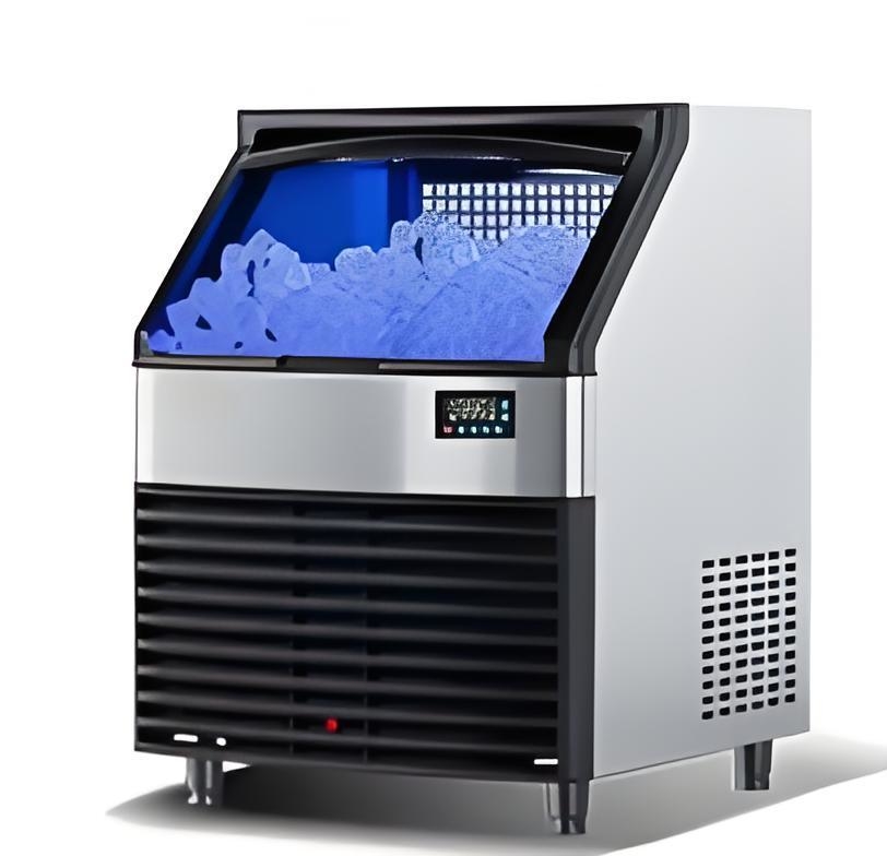 Small Fully Automatic 150kg Ice Maker Electric Powered Enhancer for Iced Coffee and Other Tasty Drinks